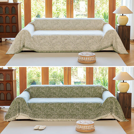 Reversible Sofa Cover | Nordic Speckle Design | Boho Style | Cotton Microfiber Blend | Machine Washable | Non-Slip Pet-Friendly | Perfect for Armchairs, Loveseats, Sofas | Modern Rustic Home Decor