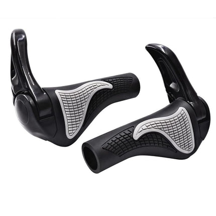 Ergonomic Bicycle Grips | Hand & Wrist Comfort | 180° Rotatable Handlebar Ends | Easy Installation | Universal Fit 22.2 mm Diameter | Unisex | Aluminum Alloy | Multiple Colors | 350g