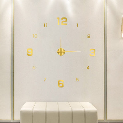 Moderno | Sleek Minimalist Wall Clock | 40 cm Diameter | High-Quality Design | Ideal for Living Room, Kitchen, Office | Easy-to-Read Clear Dial | Requires AA Battery