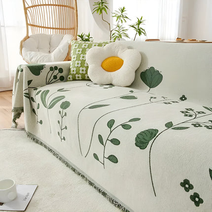 Modern Bloom Sofa Cover | Reversible Floral Design | Stylish Home Protection | Microfibre Blend | Durable & Luxurious | Versatile Use | Comfort & Protection Against Wear & Spills | Refresh Your Decor