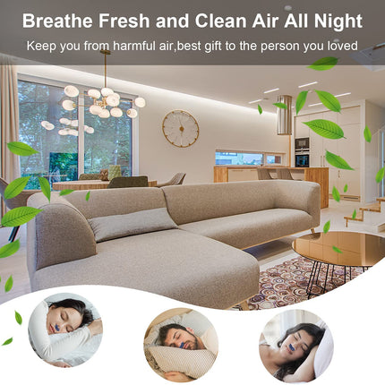 Micro CPAP Device | Advanced Anti Snore Technology | Adjustable Comfort Levels | USB Rechargeable | Silent & Discreet Operation | Built-in Air Purifier | Compact & User-Friendly Design | Blue/White