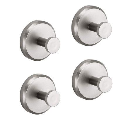 BathroomBuddy | Strong Suction Cup Wall Hooks | Easy Tool-Free Installation | Versatile Storage for Towels & Accessories | Set of 2 | High-Quality Plastic