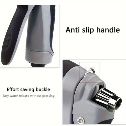 High Pressure Water Gun | Durable & Weatherproof | Adjustable Turbo Nozzle | Suitable for Car Wash, Garden Watering, Patio Cleaning | Metal Connectors | Non-slip Rubber Grip | Easy Installation | Versatile Use