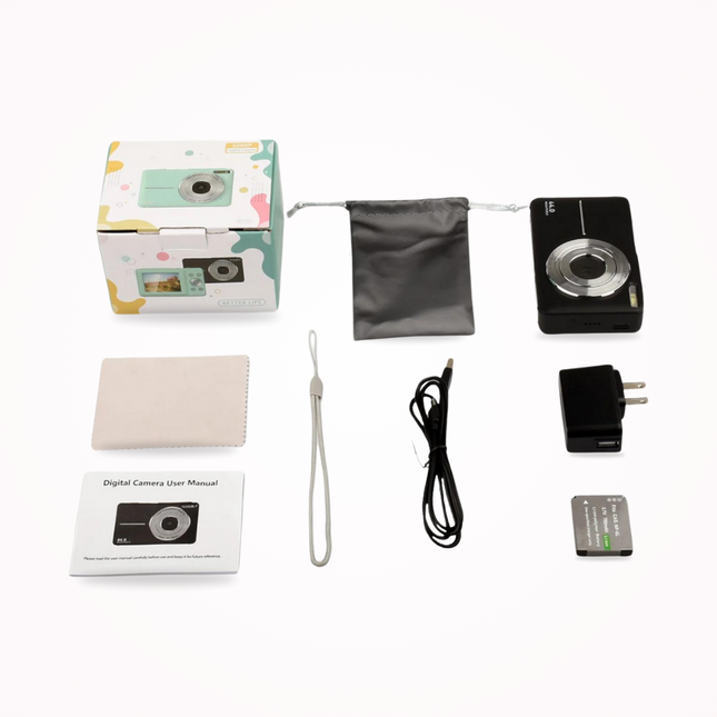 RetroSnap | Vintage Digital Camera | 1080p Video & High-Resolution Photos | Portable & Lightweight Design | Nostalgic Aesthetic | Ideal for Travel, Events & Everyday Snaps