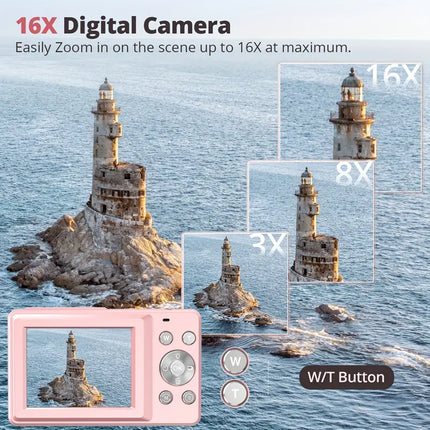 RetroSnap | Vintage Digital Camera | 1080p Video & High-Resolution Photos | Portable & Lightweight Design | Nostalgic Aesthetic | Ideal for Travel, Events & Everyday Snaps