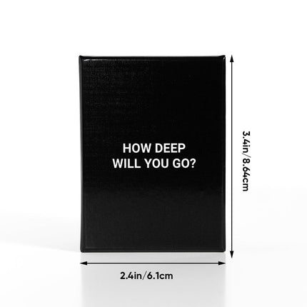 Deep Will You Go? Meaningful Connection Card Game | Encourages Genuine Conversations | Fun For 2-8 Players