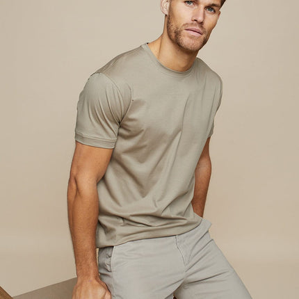 Premium Satin Gloss Cotton T-Shirt | Tailored Fit | Breathable & Durable Fabric | Luxurious Shine & Comfort