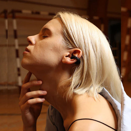 AquaHarmony | Waterproof Bluetooth Wireless Earbuds | Ultra Bass with Hearing Protection | IP68 Shower Safe | 24+ Hrs Listening | Bluetooth 5.0 | Clip-On Design | Black or White