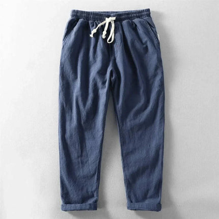 Men's Slim Fit Lightweight Trousers | Breathable Fabric | Wrinkle-Resistant | Deep Pockets | Zip Closure | Ultimate Comfort | Effortless Style | Perfect for Casual and Sophisticated Occasions