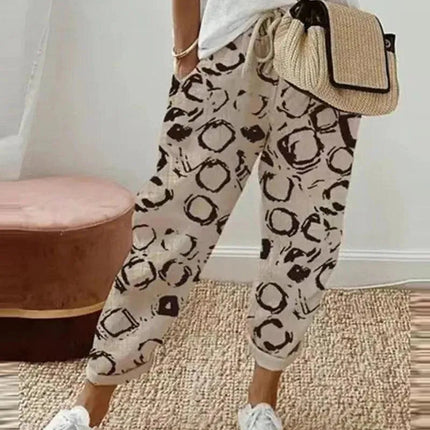 Lieva - Casual katoen - linnen - broek voor dames - Visconte
