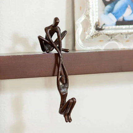 Eternal Love & Balance | Resin Art Sculpture | Symbolic Home Décor | Unique Gift for Couples & Anniversaries | 10.2x6.4x20.5 cm