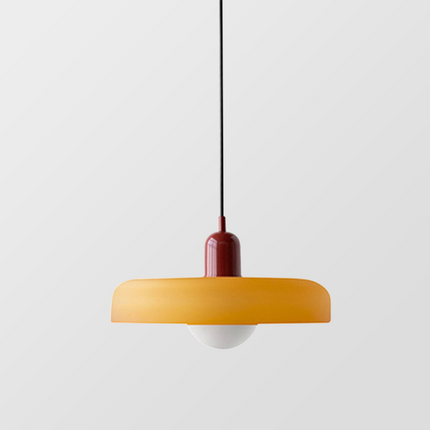 Bauhaus Pendant Light | Vivid Colored Glass | Modern Design | Functional Home Decor | Energy Efficient Lighting for Living Room, Dining Room, Bedroom
