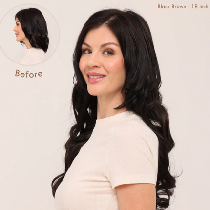 Invisible Wire Hair Extensions | Wavy & Straight Styles | Quick & Secure Application | Lightweight Comfort | Adjustable Wire for Custom Fit | No Clips & Hair-Friendly | Perfect for Effortless Length & Volume