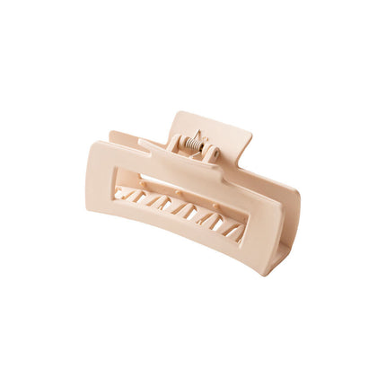Geo Claw Hair Clip | Cream Color | Effortless Up-Style | Chic Hair Accessory
