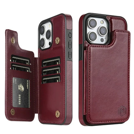 Premium Leather Phone Cover | Card Holder & Magnetic Closure | Stylish & Durable | Multiple Colors