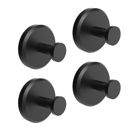 BathroomBuddy | Strong Suction Cup Wall Hooks | Easy Tool-Free Installation | Versatile Storage for Towels & Accessories | Set of 2 | High-Quality Plastic