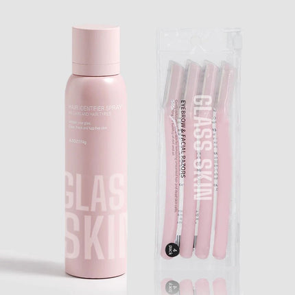GlasSkin | Facial Hair Identifier Spray | Enhanced Visibility for Shaving | Botanical Extracts Formula | Smooth Cooling Barrier | Reduces Friction & Pulling | Witch Hazel & Tea Tree Enriched