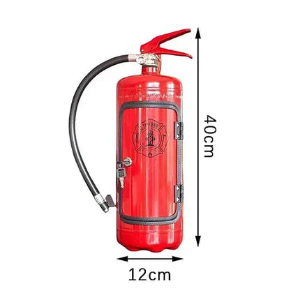 Gift Can Bar Set | Fire Extinguisher Mini Bar | Unique Metal Beverage Container | Realistic Design | Ideal for Firefighters | Perfect for Father's Day, Anniversaries, Birthdays | 8-Liter Capacity | LxWxH: 13.7x5.9x4.7 inches