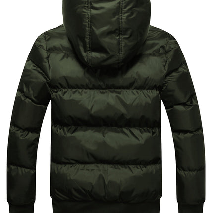 Puento Fortade | Men's Regular Fit Waterproof Winter Jacket | Quilted Filling | Zipper Pockets | Polyester with Down Filling | Breathable Comfort | Casual or Dressed-Up Look