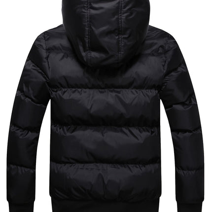 Puento Fortade | Men's Regular Fit Waterproof Winter Jacket | Quilted Filling | Zipper Pockets | Polyester with Down Filling | Breathable Comfort | Casual or Dressed-Up Look