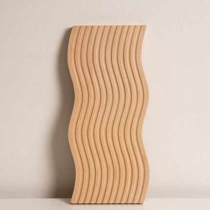 Lumi Natural Beech Wood Serving Board | Cheese Platter | Charcuterie and Baguette Tray | Elegant Kitchen Display | Easy to Clean | Gift for Entertainers | Multiple Shapes & Sizes Available