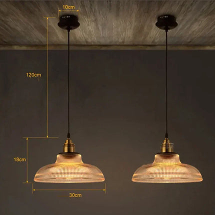 CrystalLoom | Glass Ceiling Pendant | Elegant Modern Design | Radiant Lighting Effect | Metal and Glass Construction | Warm Atmosphere Enhancer | Versatile for Living, Dining, Bedroom | 120x18x30cm