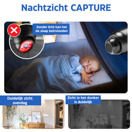 Minieye | 1080p HD Wireless Childcare Camera | Night Vision | Motion Detection | 160° Wide Angle Lens | Long Battery Life | Discreet Design | Remote Access | 128GB SD Card Support