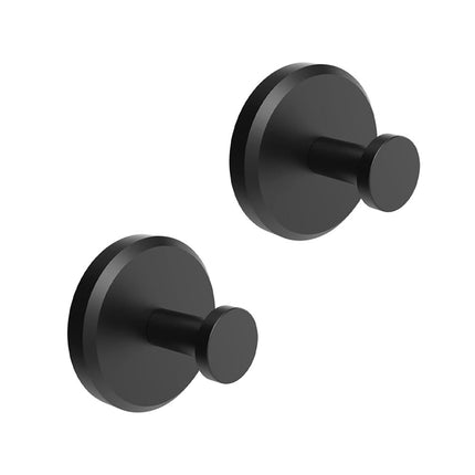 BathroomBuddy | Strong Suction Cup Wall Hooks | Easy Tool-Free Installation | Versatile Storage for Towels & Accessories | Set of 2 | High-Quality Plastic