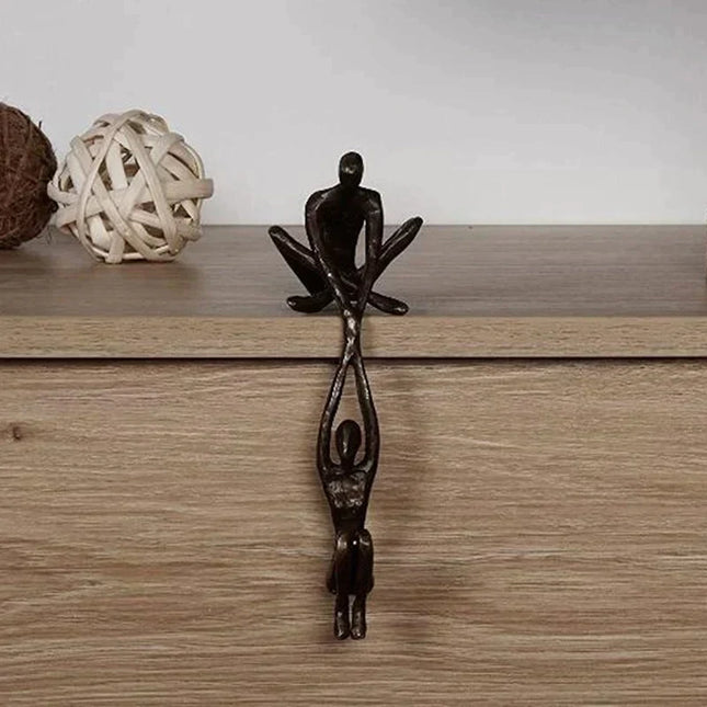 Eternal Love & Balance | Resin Art Sculpture | Symbolic Home Décor | Unique Gift for Couples & Anniversaries | 10.2x6.4x20.5 cm
