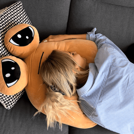 Emoji Plush Pillow | Cuddle Buddy | Soft Short Plush Fabric | PP Cotton Filling | 22cm/60cm | Perfect for Decorative Use | Bedroom, Living Room, Office Decor | Huggable | Gift for All Ages