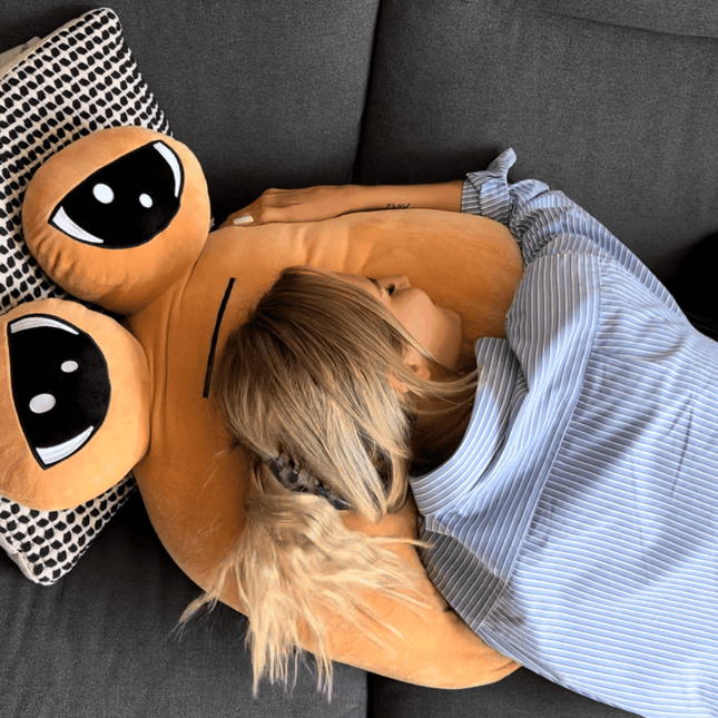 Emoji Plush Pillow | Cuddle Buddy | Soft Short Plush Fabric | PP Cotton Filling | 22cm/60cm | Perfect for Decorative Use | Bedroom, Living Room, Office Decor | Huggable | Gift for All Ages