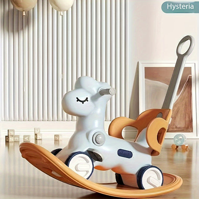 2-in-1 Kids Rocking Horse & Balance Bike | Safe, Durable & Colorful Ride-On Toy for Motor Skill Development | Ages 1-3