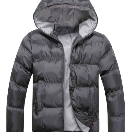 Puento Fortade | Men's Regular Fit Waterproof Winter Jacket | Quilted Filling | Zipper Pockets | Polyester with Down Filling | Breathable Comfort | Casual or Dressed-Up Look
