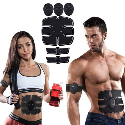 Ultimate Abs Stimulator Pro | EMS Technology | 15 Intensity Levels | Tone & Define Abs at Home | Suitable for All Fitness Levels | Easy-to-Use Abdominal Trainer | Fast Results | Battery Operated