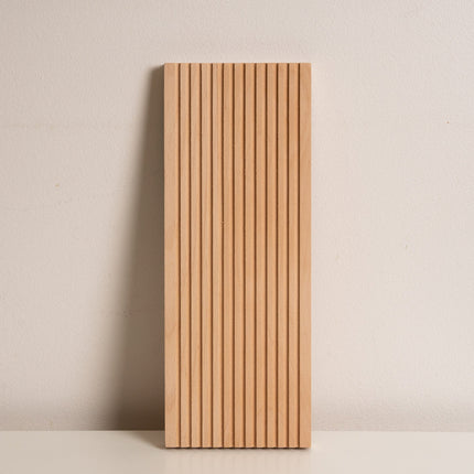 Lumi Natural Beech Wood Serving Board | Cheese Platter | Charcuterie and Baguette Tray | Elegant Kitchen Display | Easy to Clean | Gift for Entertainers | Multiple Shapes & Sizes Available