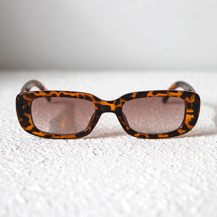Faux Tortoise Frame Sunglasses | Brown Lenses | Retro 90s Inspired Capri Style