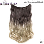 Dark Brown to Ash Blonde Curly