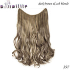 Dark Brown Ash Blonde Curly