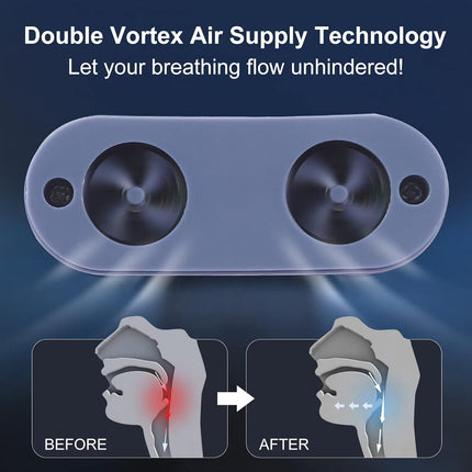 Micro CPAP | Travel-Friendly Sleep Solution | Anti-Snoring Device | Medical-Grade Silicone | Compact & Portable | Comfortable Nasal Fit | Whisper-Quiet Operation