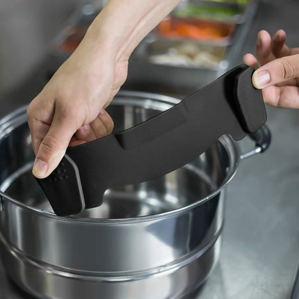 Silicone Clip-On Strainer | Heat-Resistant Snap-On Design | Fits All Pots, Pans & Bowls | Compact & Easy Storage | Durable Kitchen Gadget | Dishwasher Safe | Innovative Straining Solution