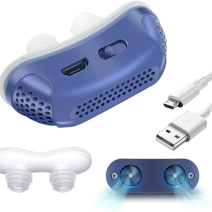 Micro CPAP | Travel-Friendly Sleep Solution | Anti-Snoring Device | Medical-Grade Silicone | Compact & Portable | Comfortable Nasal Fit | Whisper-Quiet Operation