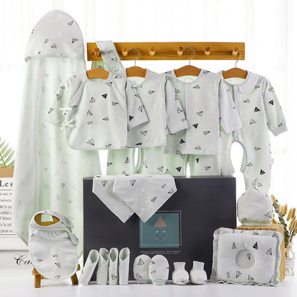 Newborn Pure Cotton Gift Set | 80 cm | Chinese Style | Four-Season Pink & Mist Blue Options