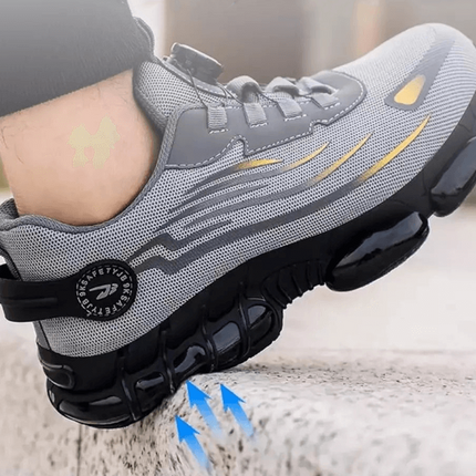 Orion | Men's Orthopedic Safety Footwear | Anti-Fatigue Polyurethane Sockliner | Kevlar Puncture-Resistant Soles | Non-Slip Outsole | Quick Switch Technology
