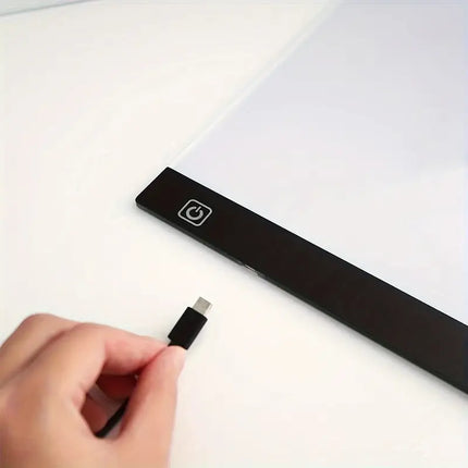 A3 A4 A5 Size LED Tracing Light Box | Portable USB-Powered Drawing Board | Dimmable Brightness Levels | Eye-Friendly Flicker-Free LED | Versatile for Art, Tattoo, Quilting, and Design Projects