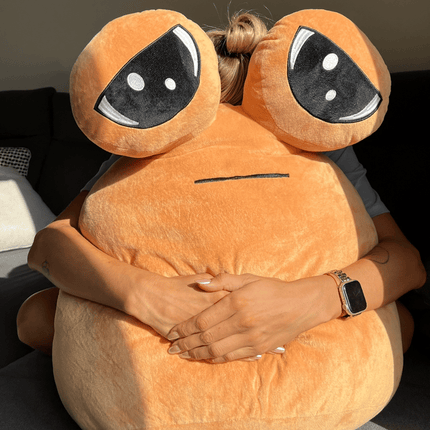 Emoji Plush Pillow | Cuddle Buddy | Soft Short Plush Fabric | PP Cotton Filling | 22cm/60cm | Perfect for Decorative Use | Bedroom, Living Room, Office Decor | Huggable | Gift for All Ages