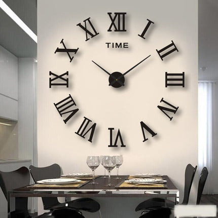 Moderno | Sleek Minimalist Wall Clock | 40 cm Diameter | High-Quality Design | Ideal for Living Room, Kitchen, Office | Easy-to-Read Clear Dial | Requires AA Battery