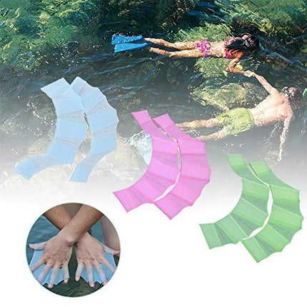 Hydrahand | High-Speed Swimming Hand Fins | Boost Strength & Efficiency | Ideal for Dive, Snorkeling, Surfing | Webbed Design for Aquatic Speed | Silicone Construction | S, M, L Sizes Available