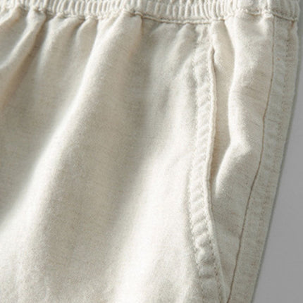 MIKE | Men's Two-Piece Linen Set | Shirt and Trousers | Lightweight | Summer Outfit | Versatile Casual to Semi-Formal Wear | Durable and Easy Care | Breathable and Soft | Elegant Design
