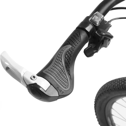 Ergonomic Bicycle Grips | Hand & Wrist Comfort | 180° Rotatable Handlebar Ends | Easy Installation | Universal Fit 22.2 mm Diameter | Unisex | Aluminum Alloy | Multiple Colors | 350g