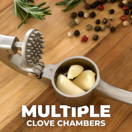Premium Meat Masher | Heat Resistant Nylon | 5 Blade Ground Meat & Food Chopper | Ergonomic Non-Slip Handle | Safe for All Cookware | Easy Clean | Kitchen Utensil for Meat, Vegetables, Gelatin | Dishwasher Safe